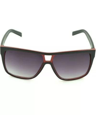 Unisex Modern Bold Fashion UV Lens Sunglasses in Assorted Colors - Red - CU129KC0KJ1 $9.49 Aviator