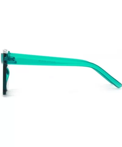 Women Rimless Square Sunglasses Men Eyewear Color Mirror - C1 - CE194OK2OOT $37.98 Goggle