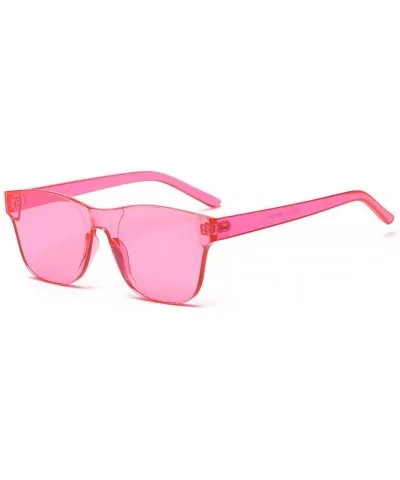 Women Rimless Square Sunglasses Men Eyewear Color Mirror - C1 - CE194OK2OOT $37.98 Goggle