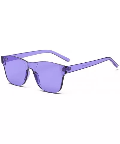 Women Rimless Square Sunglasses Men Eyewear Color Mirror - C1 - CE194OK2OOT $37.98 Goggle