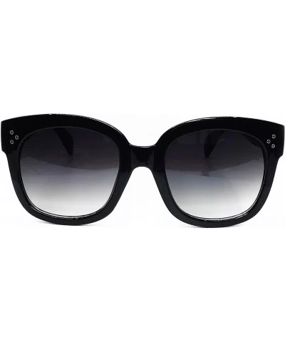 1780 Premium Oversize XXL Women Men Mirror Havana Tilda Shadow Style Fashion Sunglasses - Black - CG18EXHZI8K $21.15 Oversized