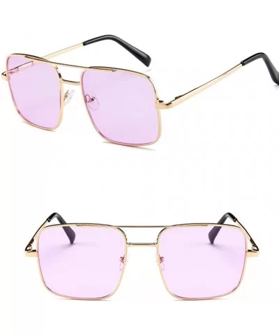 Classic Pilot Sunglasses for Women Men UV Polarized Pilot Military Style Sunglasses - Purple - CI1947WLHY0 $12.70 Aviator