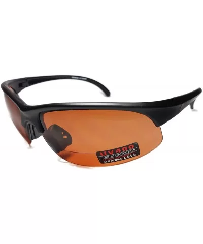 Men Sunglasses Bifocal Reading Lens Half Rim Sports Outdoor Reading Sunglasses - Amber - CT12KG8AWNB $13.05 Wrap