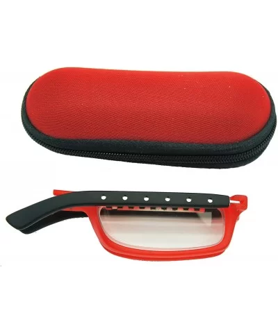 Pocket FOLDING Reading Glasses R9299PZ - Red - CL12FA0EG91 $29.95 Rectangular