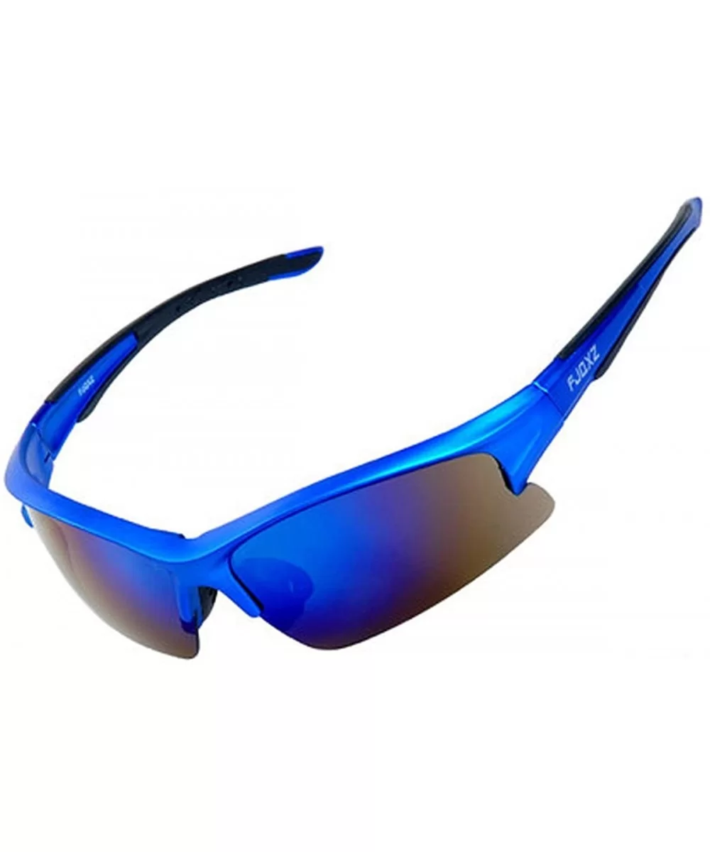 Polarized Sunglasses Interchangeable Cycling Baseball - Blue - C0184K8Q9U3 $75.12 Sport