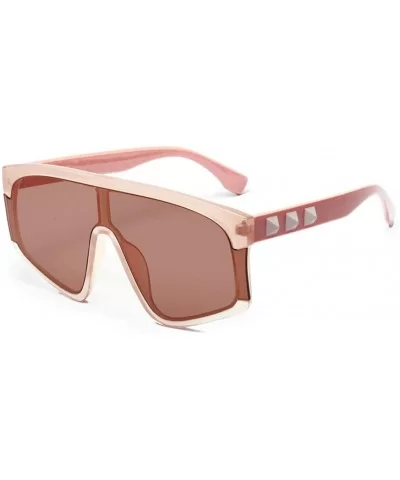 Ladies Sunglasses Pink Summer Goggles Goggles Oversized Retro Sunglasses Male - CC198QKAOW2 $94.04 Oversized