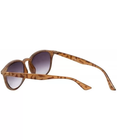 Designer Oval Reading Sunglasses 8114SR with Gradient Lenses - Champagne Tortoise - CX18XHKDKLH $15.70 Oval