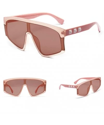 Ladies Sunglasses Pink Summer Goggles Goggles Oversized Retro Sunglasses Male - CC198QKAOW2 $94.04 Oversized