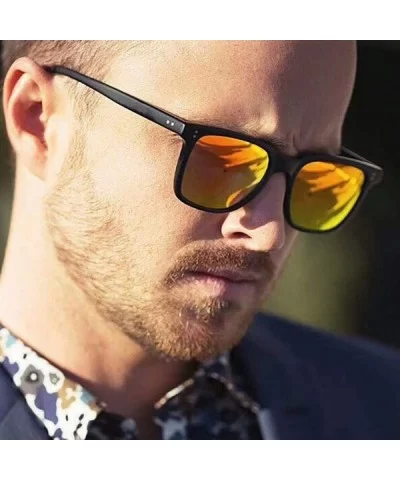 Sunglasses Retro Square Frame Color Coating UV400 Outdoor Sports Summer Sun 1 - 6 - CB18YLZO32X $11.03 Sport