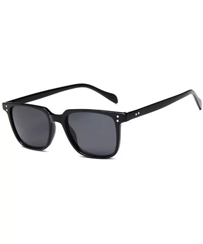 Sunglasses Retro Square Frame Color Coating UV400 Outdoor Sports Summer Sun 1 - 6 - CB18YLZO32X $11.03 Sport