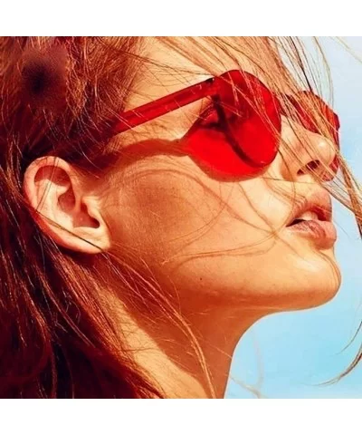 1pcs Unisex Fashion Candy Colors Round Outdoor Sunglasses Sunglasses - Red - C4199XRIXHR $29.30 Round