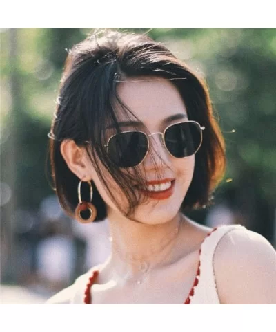 2019 Metal Classic Vintage Women Sunglasses Luxury Glasses Female Driving Eyewear Oculos De Sol Masculino - CG199CMSQQO $45.3...