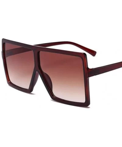 Oversized Sunglasses Fashion Glasses Vintage - C3 Tea Tea - C6199EL72G7 $27.00 Square