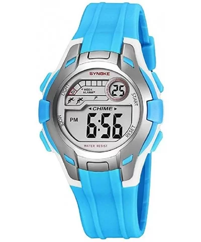 Kids Digital Sport Watch - Outdoor Waterproof LED Children Alarm Analog Quartz Wrist Watch - B - CE18UDHZ5CH $13.16 Sport