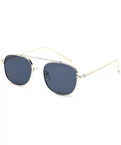 2019 new sunglasses ladies retro trend sunglasses metal frame sunglasses - C - CU18S7EUTM8 $73.90 Aviator