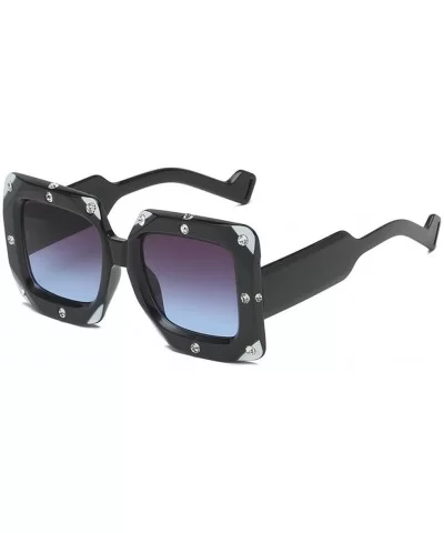 Sunglasses Personality Glasses Fashion - B - CW18U0D2AM6 $15.42 Rectangular