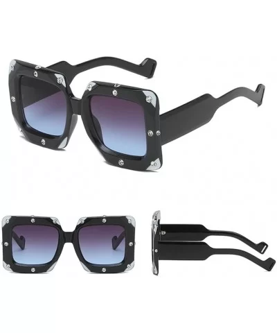 Sunglasses Personality Glasses Fashion - B - CW18U0D2AM6 $15.42 Rectangular