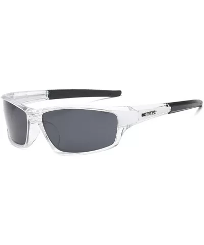 Polarized Sunglasses Fashion Vintage - 3-transparent/Black - CA18RNCA0R0 $22.31 Goggle