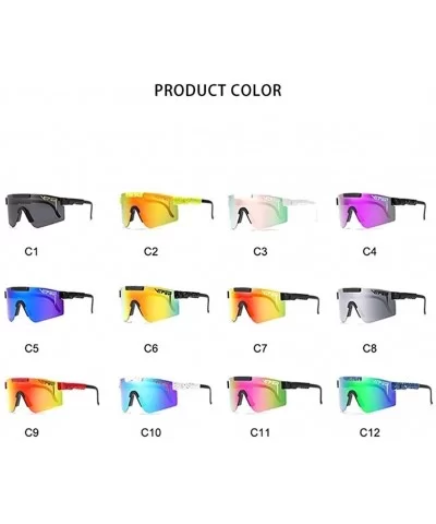 Oversized Sunglasses TR90 Colorful Plating Really Film Sunglasses Men Polarized Luxury Brand Outdoor Sports - CI198O3QUKW $55...