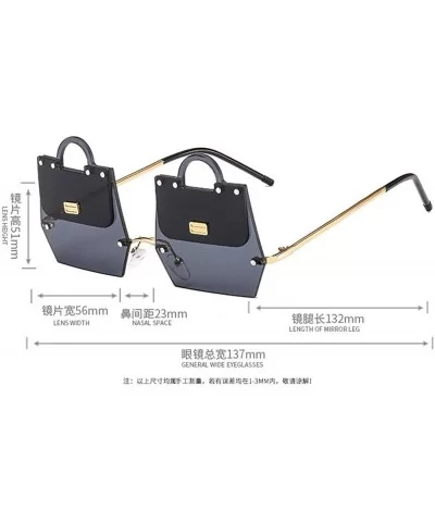 Handbag Sunglasses Luxury Glasses Eyewear - Clear - CB18TCLQZYR $17.80 Square