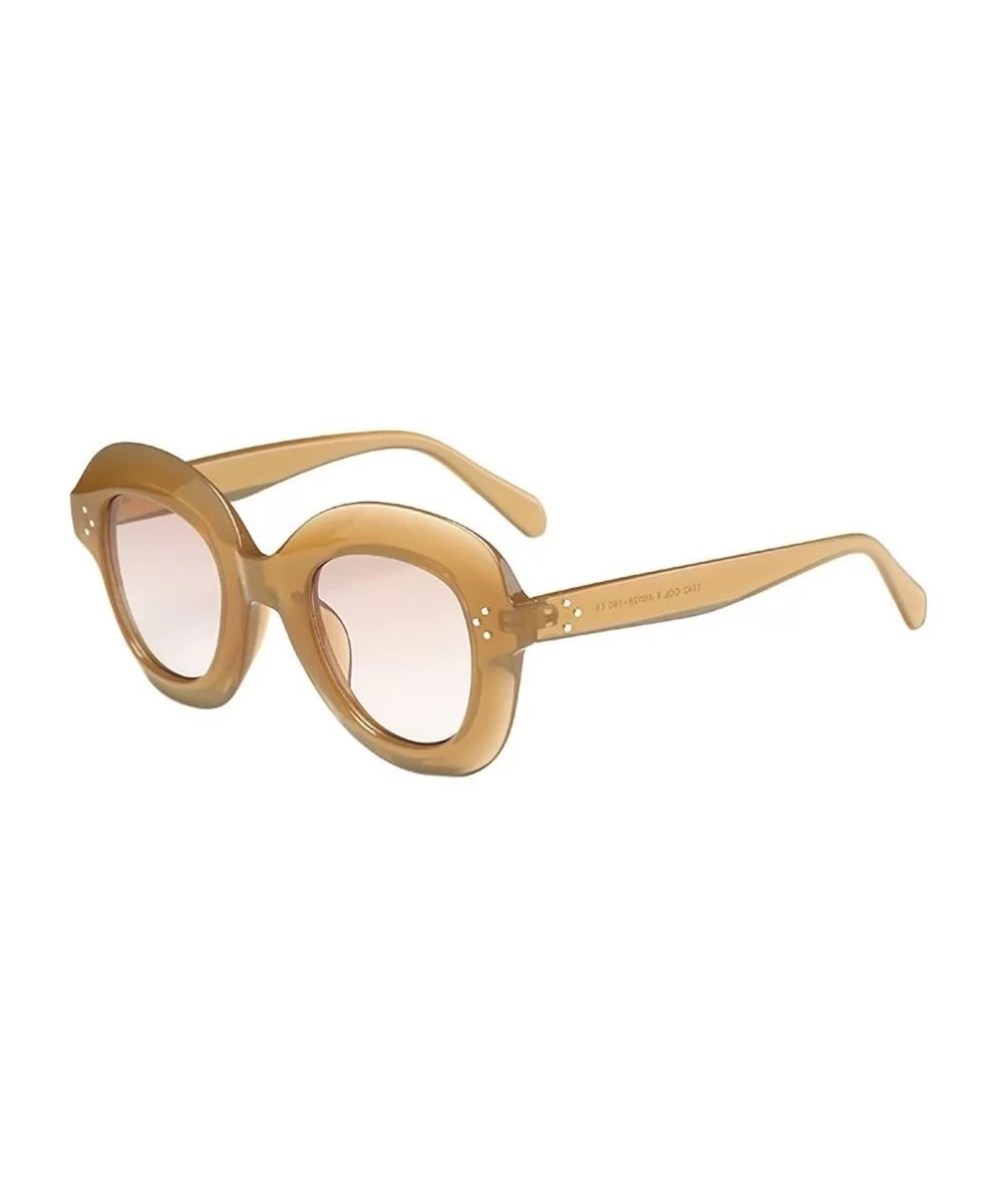 Sunglasses-2019 Newest Sunglasses Vintage Cat Eye Sunglasses Retro Big Frame Eyewear Fashion Leopard Sunglasses - CL18R54ZMX3...