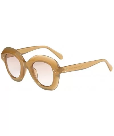 Sunglasses-2019 Newest Sunglasses Vintage Cat Eye Sunglasses Retro Big Frame Eyewear Fashion Leopard Sunglasses - CL18R54ZMX3...