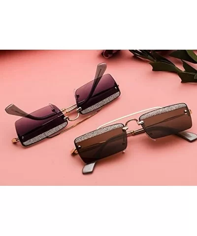 Retro Square Polarized Sunglasses UV Protection HD Lenses Lightweight Metal Frame Glasses for Women - Pink - C318KR70TRX $24....