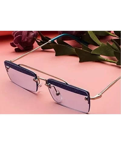 Retro Square Polarized Sunglasses UV Protection HD Lenses Lightweight Metal Frame Glasses for Women - Pink - C318KR70TRX $24....