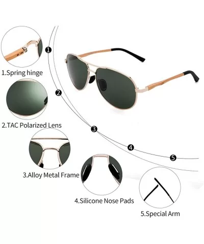 Mens Sports Polarized Sunglasses - 100% UV Protection Fashion Sunglasses for Men Driving Fishing - CH18SX0L8QR $37.29 Oval