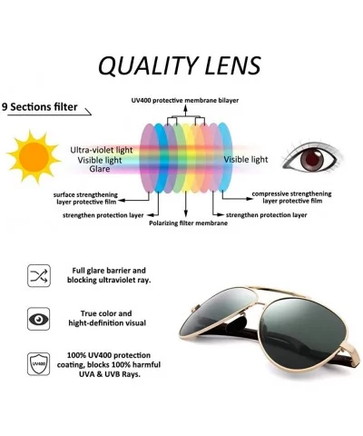 Mens Sports Polarized Sunglasses - 100% UV Protection Fashion Sunglasses for Men Driving Fishing - CH18SX0L8QR $37.29 Oval