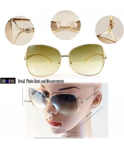 Muse Designer Fashion Open Temple Oversize Butterfly Sunglasses A104 - Purple - CH180LNI598 $20.81 Butterfly