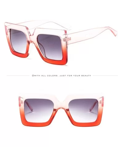 Vintage Oversized Sunglasses Butterfly - B - CU18Q67CR87 $9.14 Butterfly