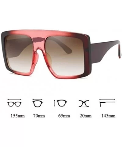 One Piece Square Sunglasses For Women Sexy New Brand Big Shield Female Sun Glasses Men Vintage Oversize Eyewea - CQ197ZO3SGC ...