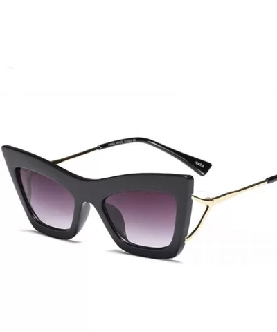 Sexy Cat Eye Sunglasses Men Women Fashion Shades UV400 Vintage Glasses C2 Red - C5 Blue - C518YZXD9RL $14.75 Aviator