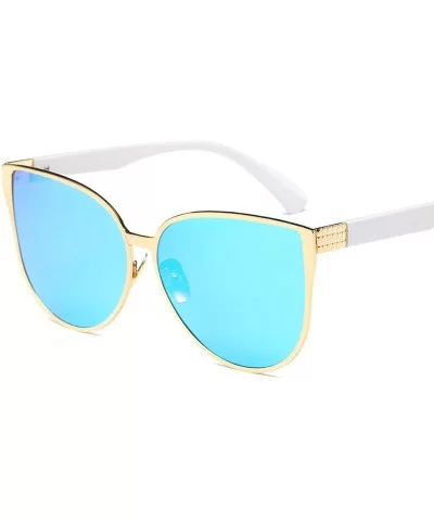 Oversize Cat Eye Sunglasses Women Fashion Summer Style Big Size Frame Mirror Sun Glasses Oculos UV400 - B6 - CO197A2U8IZ $50....