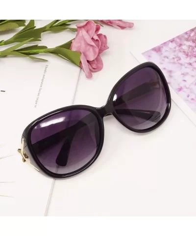 Classic Stylish Oversized Sunglasses HD Polarized Sunglasses for Women - 100% UV400 Protection - Black - CM18TIGRM5T $12.38 O...