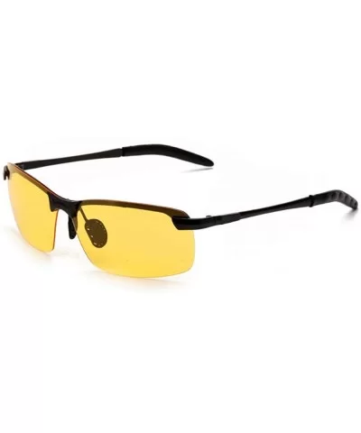 Sun Glasses Classic Retro Metal Frameless Men's Polarized UV400 Drive 8 - 3 - CP18YQUXCL9 $13.74 Aviator