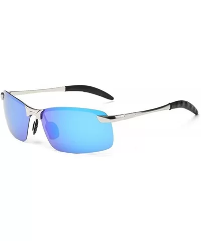 Sun Glasses Classic Retro Metal Frameless Men's Polarized UV400 Drive 8 - 3 - CP18YQUXCL9 $13.74 Aviator