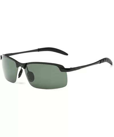 Sun Glasses Classic Retro Metal Frameless Men's Polarized UV400 Drive 8 - 3 - CP18YQUXCL9 $13.74 Aviator