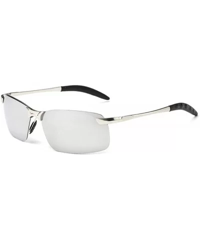 Sun Glasses Classic Retro Metal Frameless Men's Polarized UV400 Drive 8 - 3 - CP18YQUXCL9 $13.74 Aviator