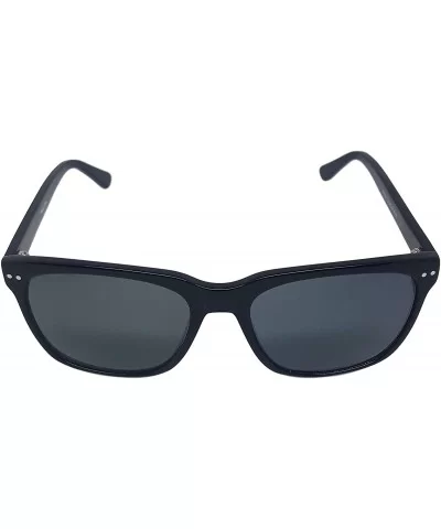 Vintage 802 Sunglasses - Black Acetate Frame - Nylon Lenses - CQ196CGSQEW $68.46 Square