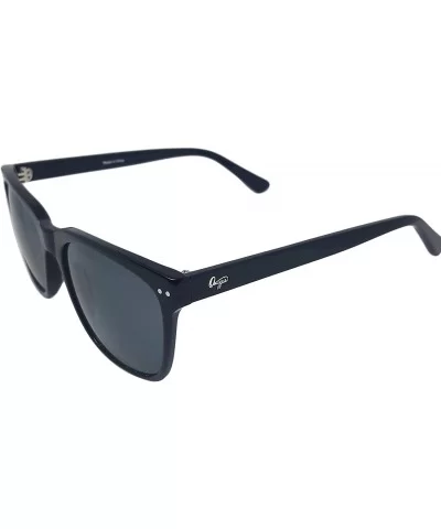 Vintage 802 Sunglasses - Black Acetate Frame - Nylon Lenses - CQ196CGSQEW $68.46 Square