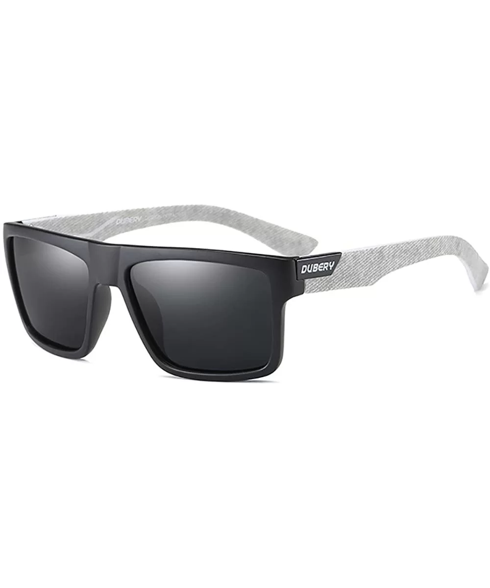 Mens Sport Polarized Sunglasses Outdoor Riding Square Windproof Eyewear - 2 - CW18EYOW675 $25.86 Wrap