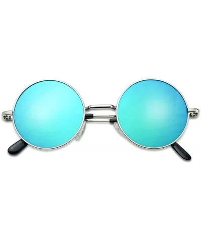 Original Glasses Novelty Cosplay - Silver Frame - Green Mirror - CX197CAH6IX $15.02 Wrap