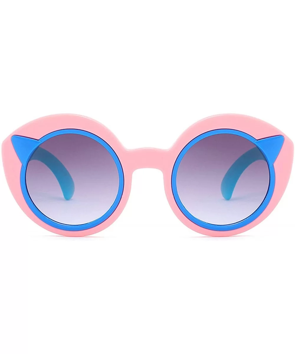 Classic Retro Designer Style Cat Ear Sunglasses for Women PC Resin UV400 Sunglasses - Style-c3 - C918T3XZK3X $22.18 Rimless