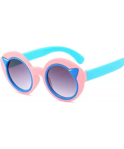 Classic Retro Designer Style Cat Ear Sunglasses for Women PC Resin UV400 Sunglasses - Style-c3 - C918T3XZK3X $22.18 Rimless