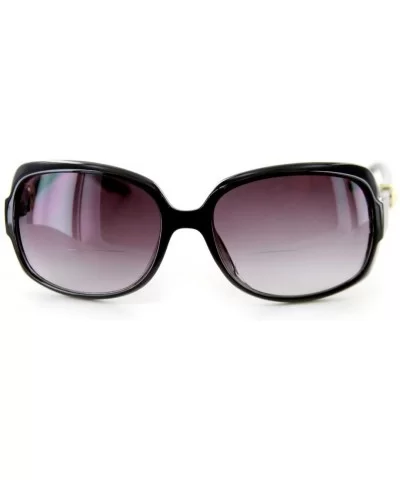 Sophisticat" Fashion Bifocal Sunglasses Women (Black w/Smoke +3.00) - Black W/ Smoke Lens - CI11H6M5KOX $36.40 Oversized