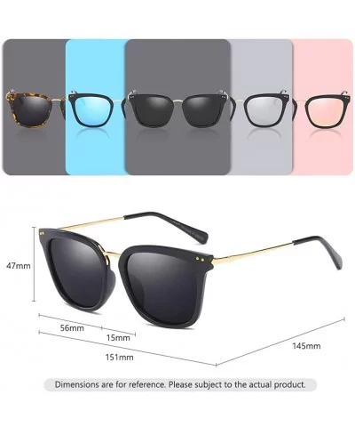 Cateye Women Sunglasses Polarized UV Protection Driving Sun Glasses for Fishing Riding Outdoors - Grey Lens - CV18EO788IM $20...