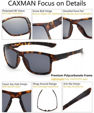 Polarized Sunglasses Rectangular Tortoise - C618R5W5WNI $26.08 Sport