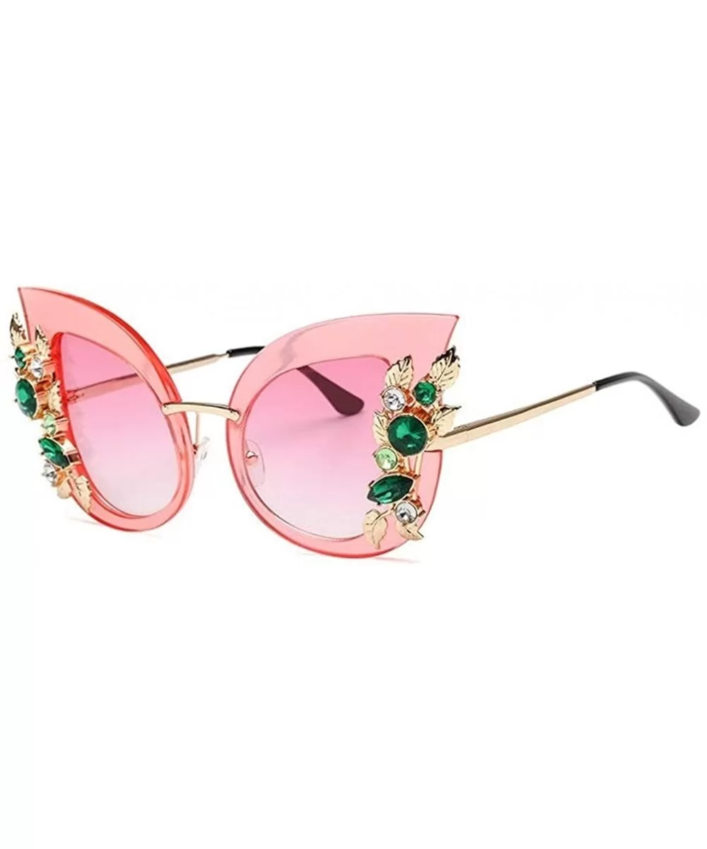 Oversized Sunglasses Protection Lightweight Polarized - Pink - C418KQZ3CQN $22.97 Aviator